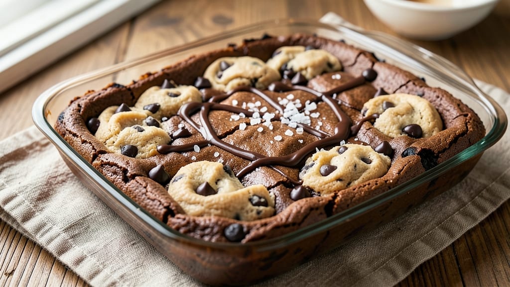 Brownie Chocolate Chip Cookie Dough Recipe: Fudgy-Crispy Layers With Hidden Cookie Dough Bursts