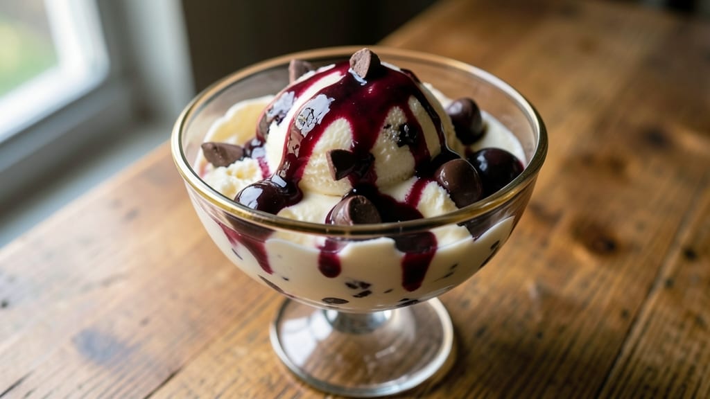 Black Cherry Chocolate Chip Ice Cream Recipe: Tart-Sweet Swirls With Gooey Melts