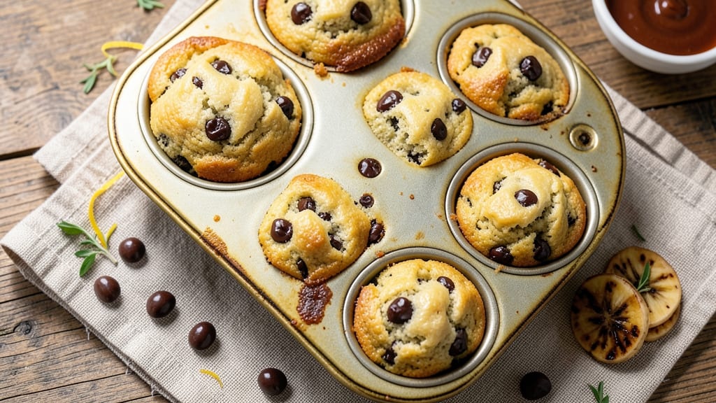 Banana Chocolate Chip Muffins Recipe UK: Moist Centers and Buttery Streaks