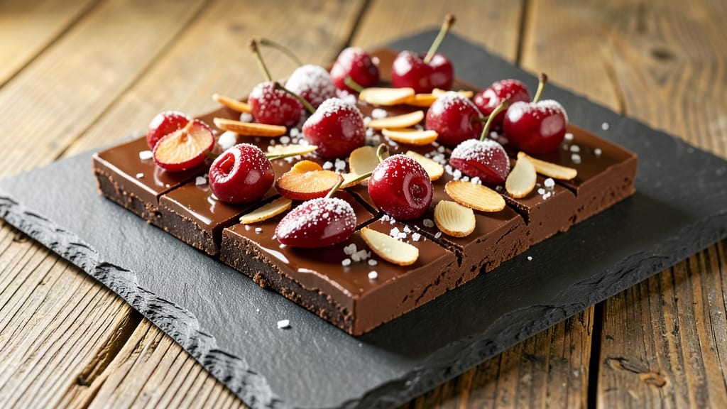 Cherry Chocolate Bark Recipe: Crunchy Candied Cherries on Silky Melts