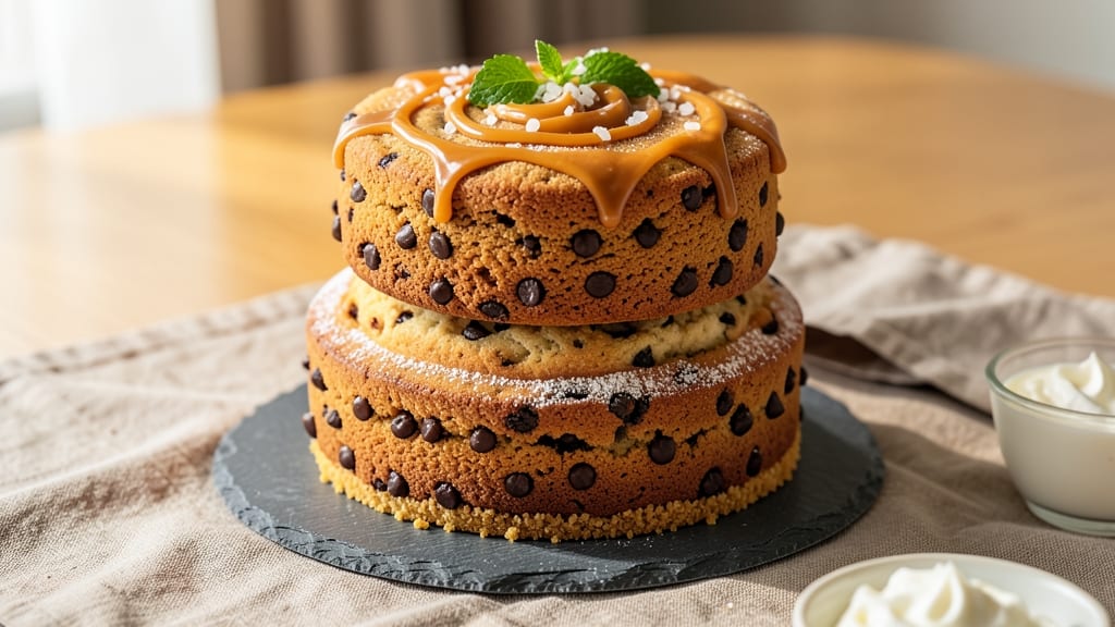 Chewy Chocolate Chip Cookie Cake Recipe: Double-Layered Crunch With Molten Chocolate Pockets