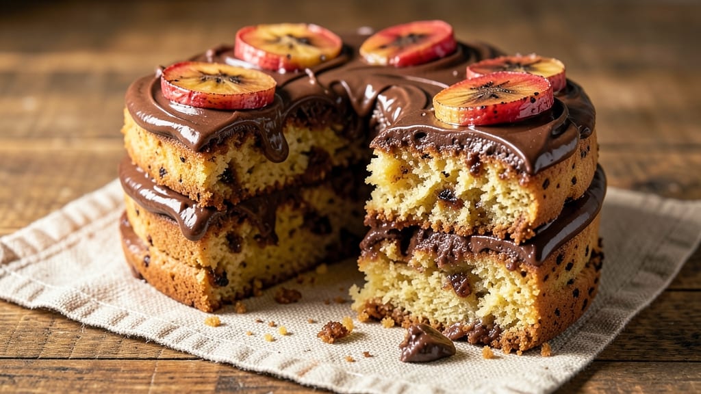 Banana Cake Recipe Chocolate Icing: Fudgy Layers and Rich Ganache Drizzle