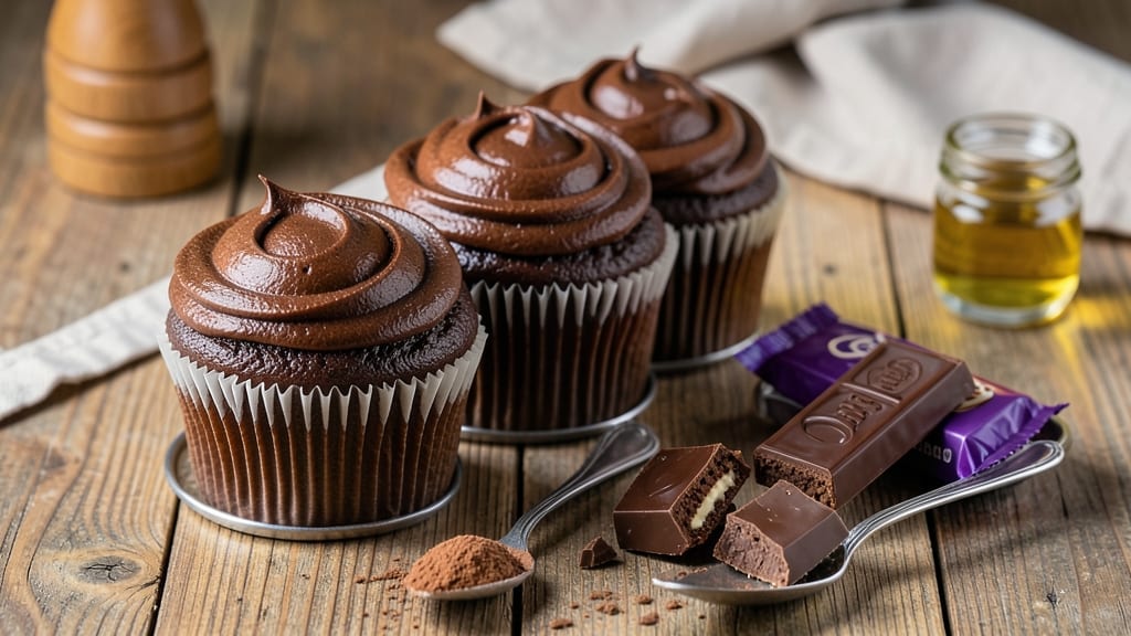 Basic Chocolate Cupcakes Recipe UK: Moist Centers and Dusting of Cocoa
