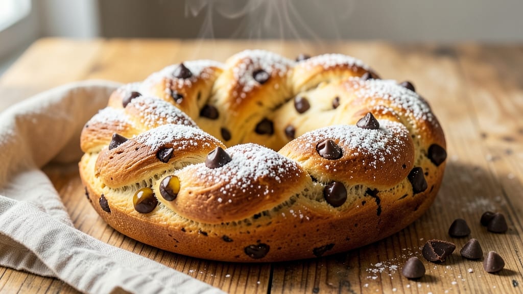 Braided Chocolate Chip Brioche Recipe: Buttery Layers and Melty Chocolate Swirls