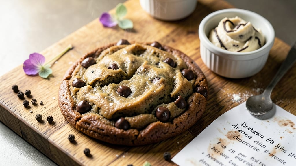 Brassica Chocolate Chip Cookie Recipe: Crunchy Oat Crust with Molten Chocolate Rivers