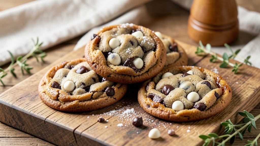 Black and White Chocolate Chip Cookie Recipe: Marbled Swirls With Crispy Edges
