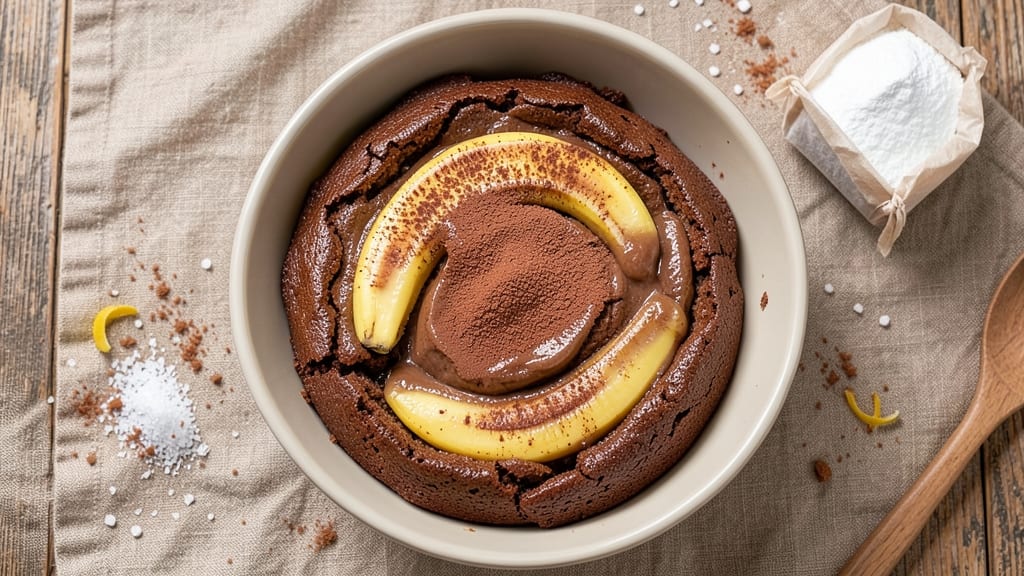 Banana Chocolate Microwave Cake Recipe: Fudgy Layers and Warm Spice in 10 Minutes