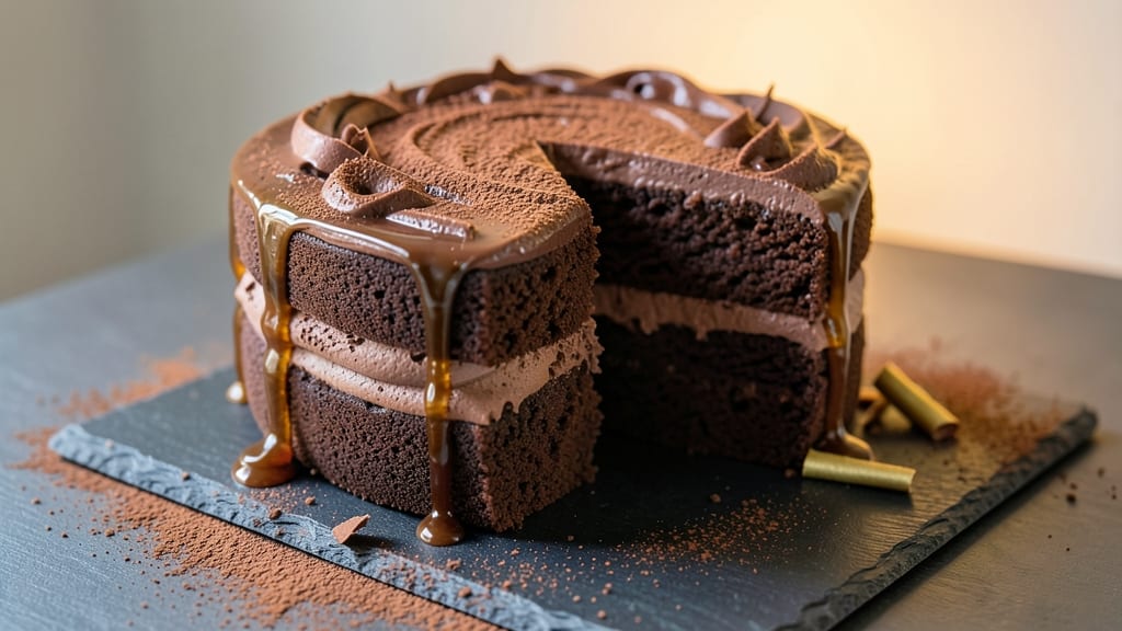 Cake Recipe Hot Chocolate Powder: Deep Cocoa Moisture with Warm Spice Kick