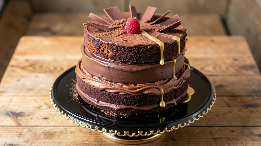Best Chocolate Fudge Birthday Cake Recipe: Triple-Layered Richness With Decadent Ganache Drizzle