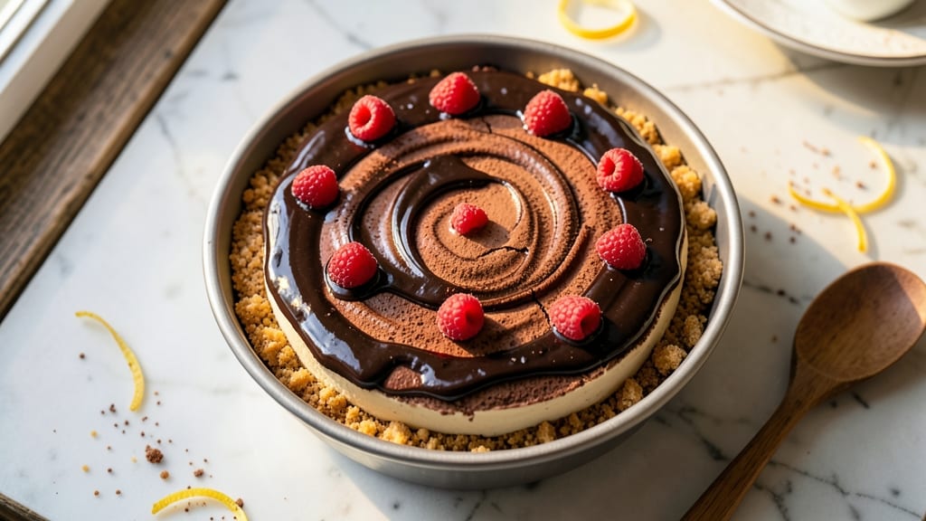 Best Chocolate Cheesecake Recipe Ever: Ultra-Smooth Ganache Swirls and Crispy Graham Crust