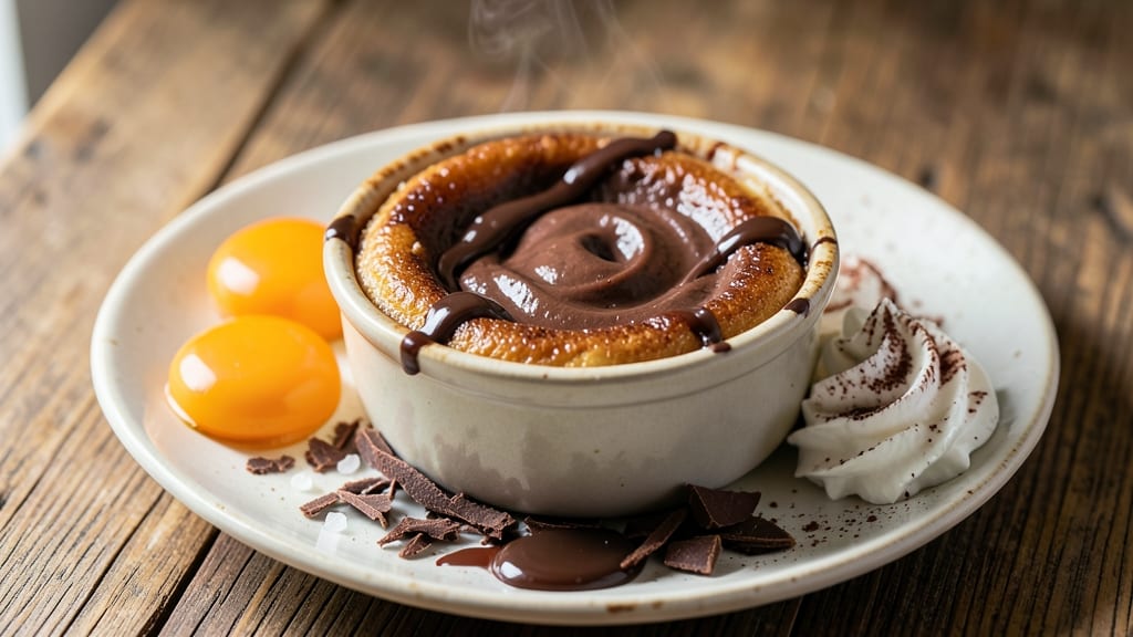 Baked Chocolate Custard Recipe: Silky Swirls With Crispy Top Magic