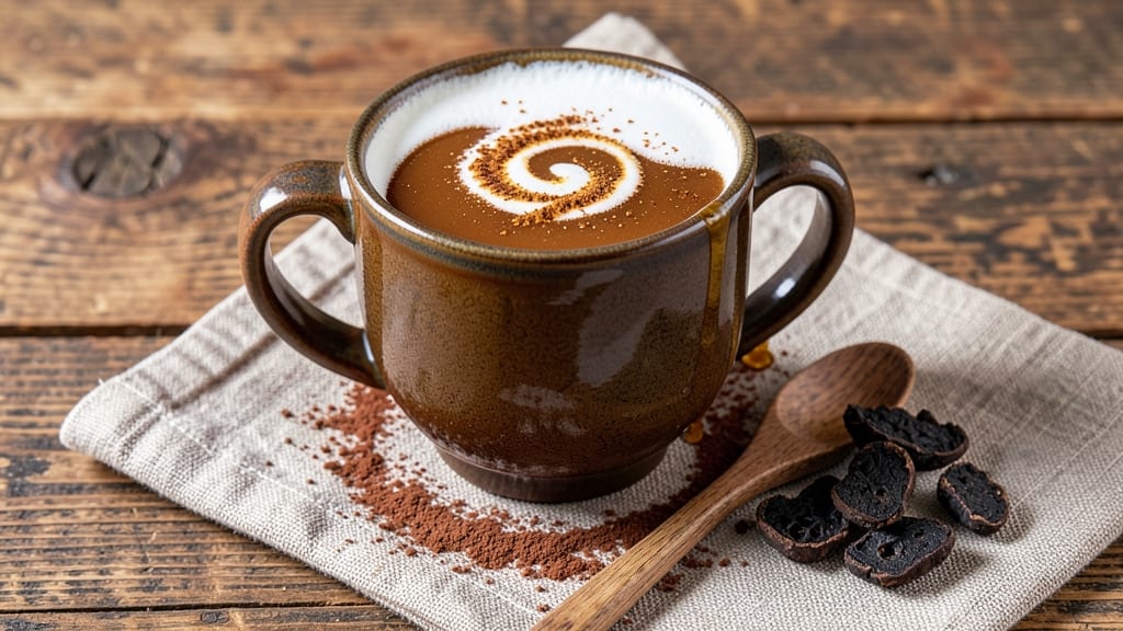 Chaga Hot Chocolate Recipe: Earthy Mushroom Depth With Foamy Top