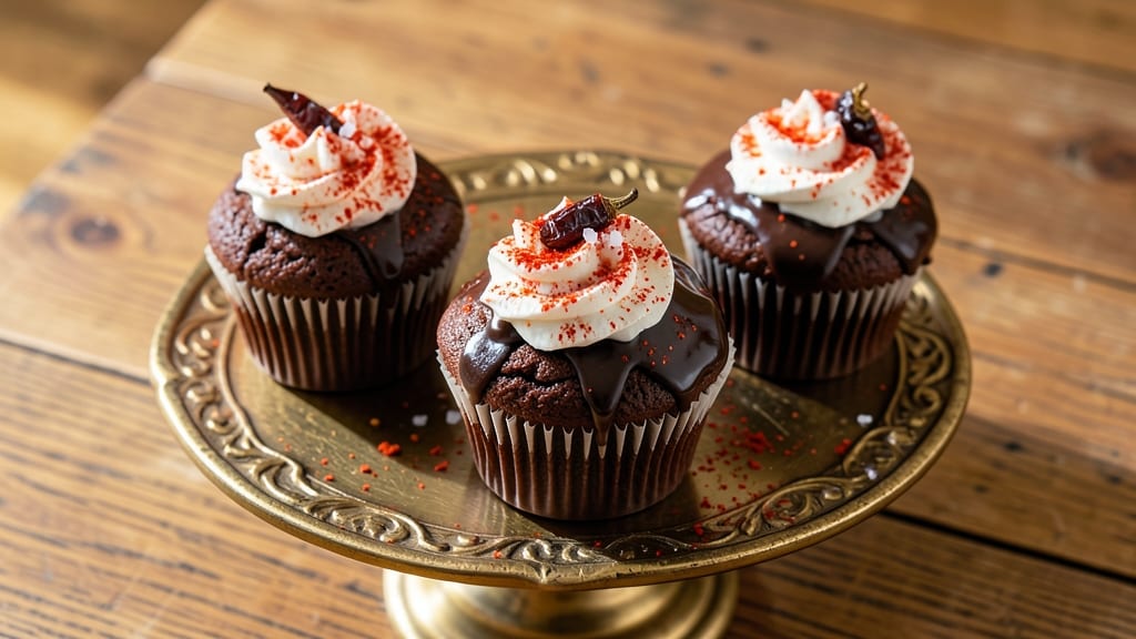 Chilli Chocolate Cupcake Recipe: Spicy-Sweet Swirls With Molten Cocoa Hearts