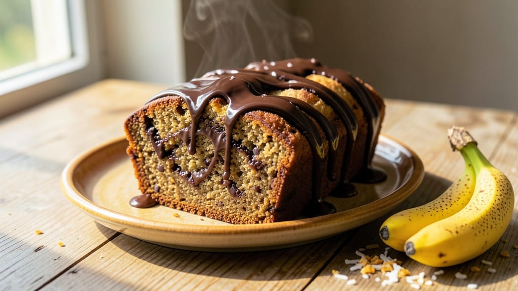 Banana Chocolate Loaf Cake Recipe: Fudgy Swirls and Moist Crumb Magic