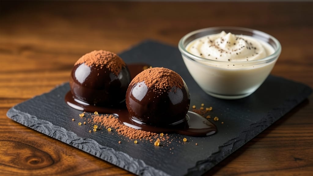 Brandy Truffle Chocolate Recipe: Boozy Fudge Swirls With Crispy Cocoa Shells