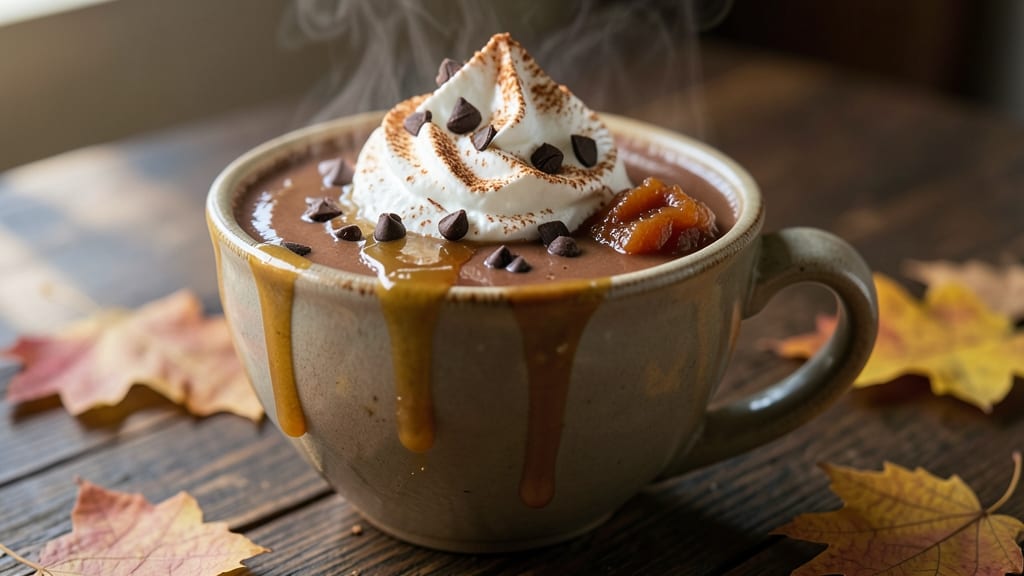 Caramel Apple Butter Hot Chocolate Recipe: Spiced Boozy Warmth in One Mug