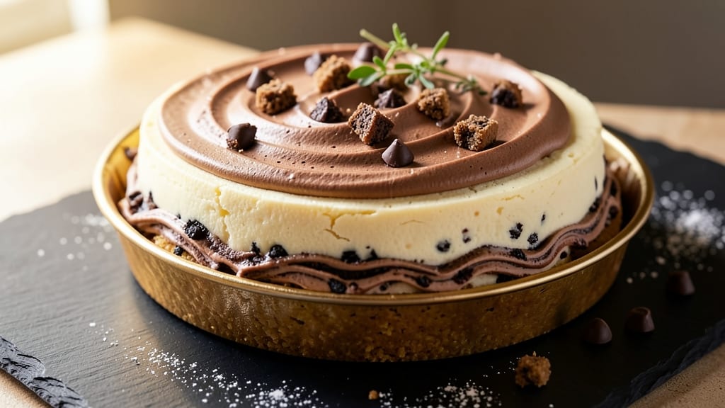 Cheesecake Factory Chocolate Chip Cookie Dough Cheesecake Recipe: No-Bake, Swirled Richness