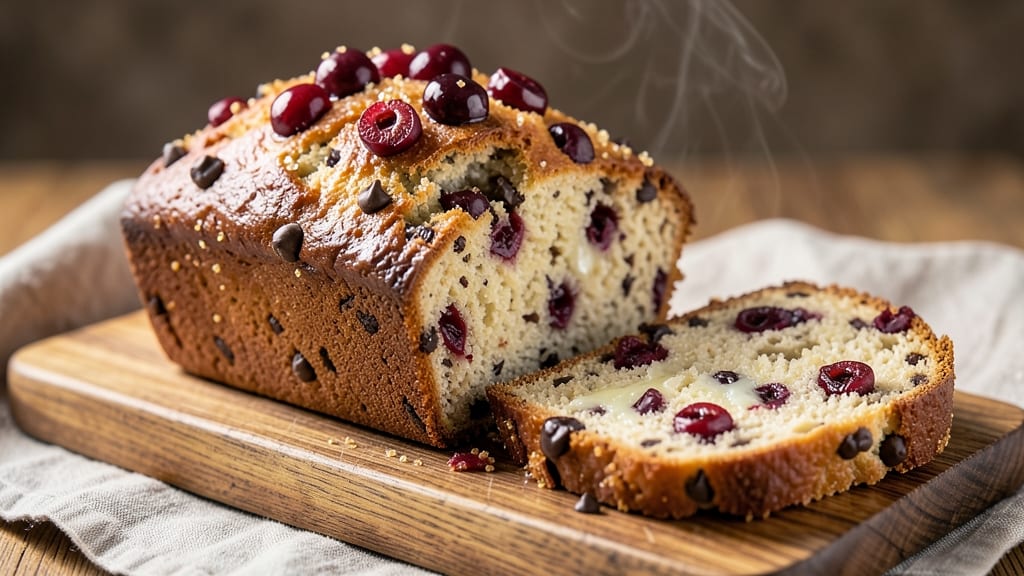 Cherry Chocolate Chip Bread Recipe: Fudgy Swirls and Buttery Vanilla Streaks