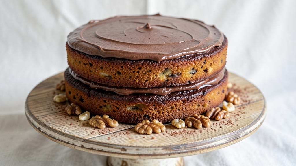 Banana Cake Recipe With Chocolate Frosting: Moist Layers and Fudgy Frosting Fusion