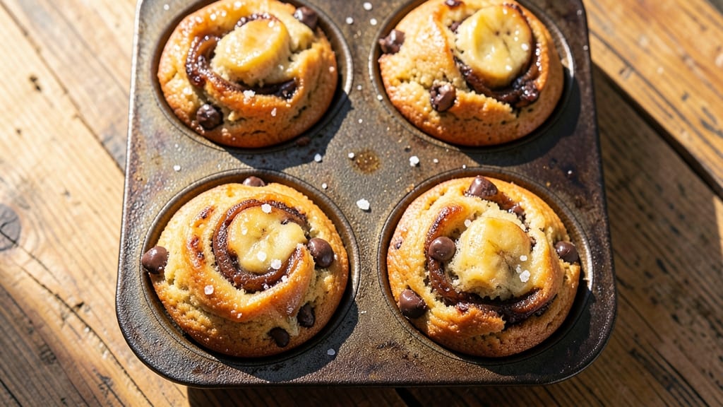 Banana Chocolate Chip Muffin Recipe with Yogurt: Fluffy Rises and Melty Chips in One Bowl