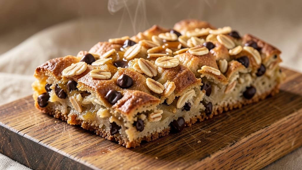 Bobo's Chocolate Chip Oat Bars Recipe: Fudgy Chocolate Rivers and Crunchy Oat Top