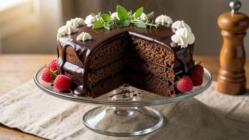 Boiled Chocolate Cake Recipe: Fudgy Layers and Silky Chocolate Ganache Drizzle