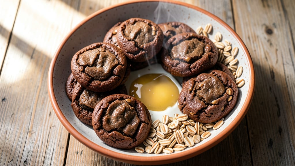Chewy Chocolate Oatmeal Cookies Recipe: Fudgy Cocoa-Cravings With Crunchy Oat Bites