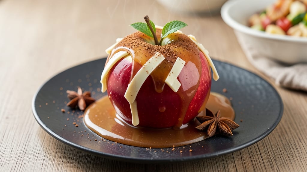 Caramel Apple With White Chocolate Recipe: Crispy Bites and Melty Rivers