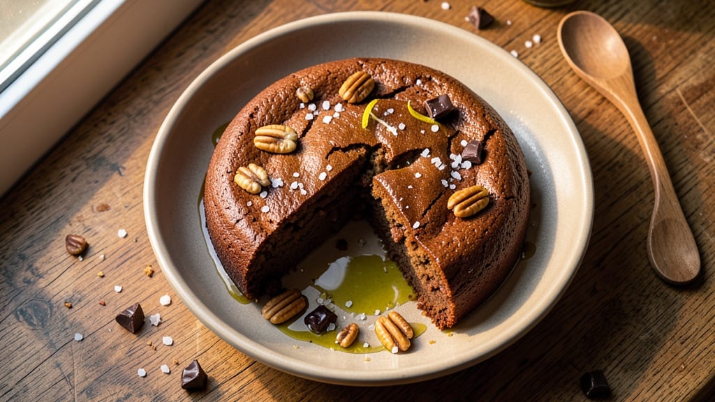Candace Nelson’s Chocolate Olive Oil Cake Recipe: Deep Cocoa Crunch With Buttery Moisture