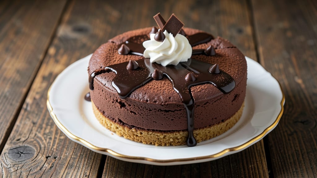 Baked Chocolate Mousse Cake Recipe: Silky Ganache Layers With Crispy Crown
