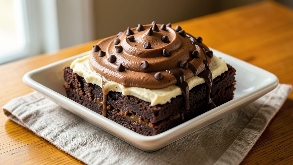 Brownie Frosting Recipe With Chocolate Chips: Fudgy Layers and Melty Chip Rivers