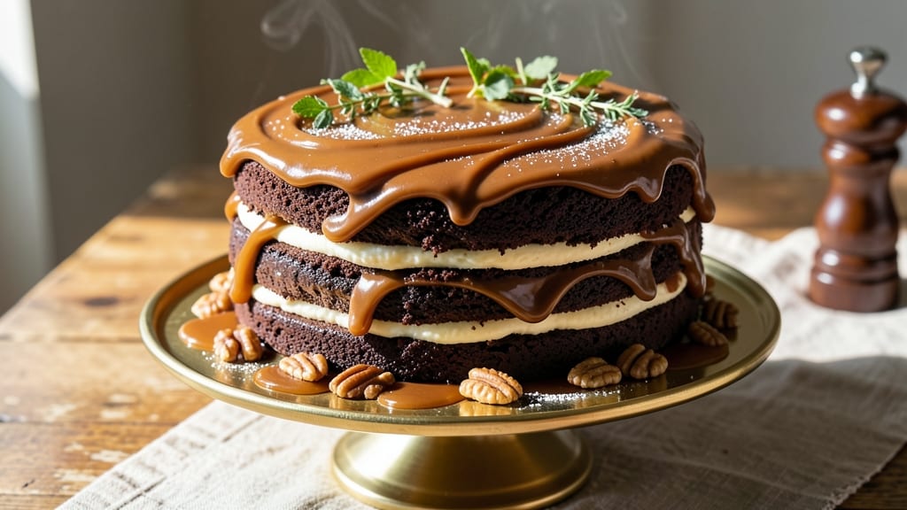 Butterscotch Chocolate Cake Recipe: Caramelized Swirls and Rich Chocolate Layers