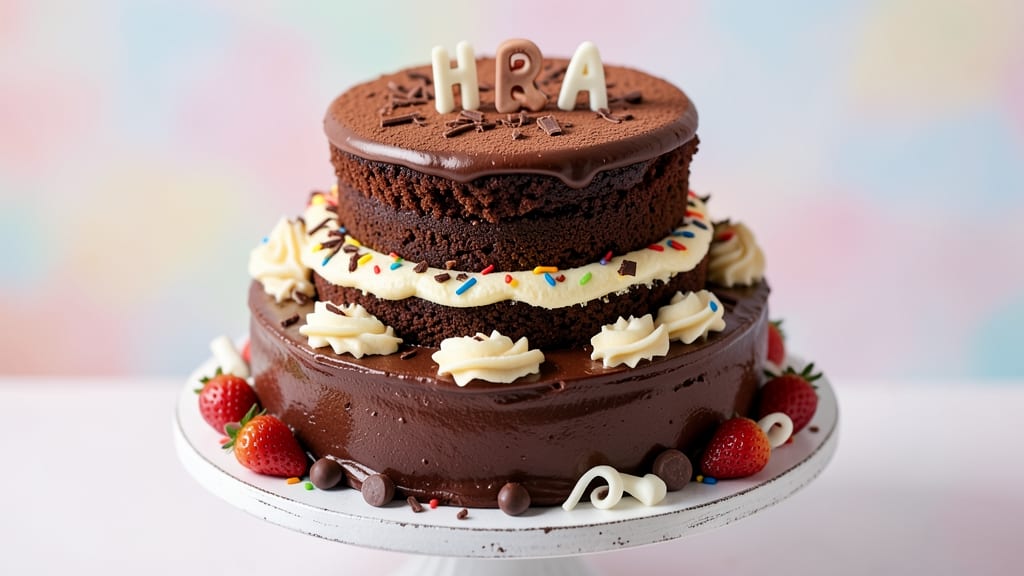Children's Chocolate Birthday Cake Recipe: Fudgy Layers and Crispy Frosting Magic