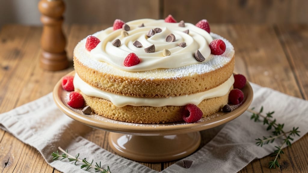 Basic White Chocolate Cake Recipe: Moist Layers and Velvety Frosting