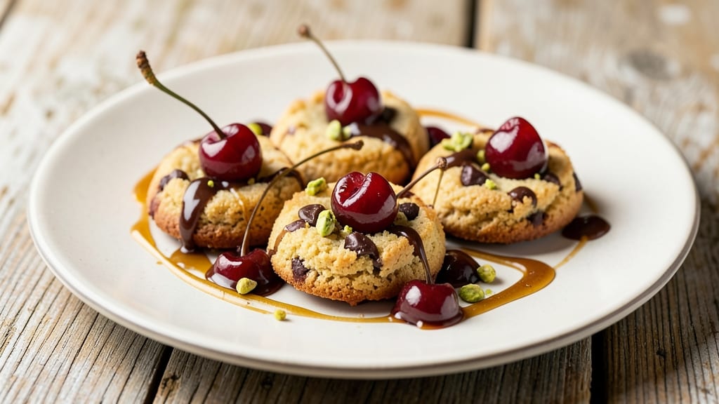 Cherry Chocolate Kisses Recipe: Fudgy Melts with Crunchy Cocoa Dust