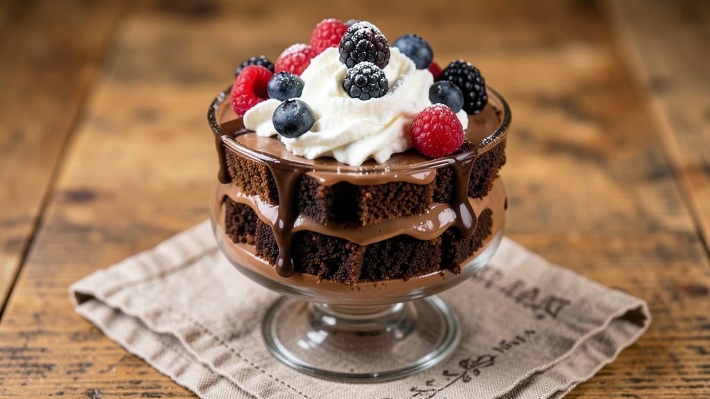 Berry Chocolate Trifle Recipe: Layers of Velvet Cocoa and Fresh Berries