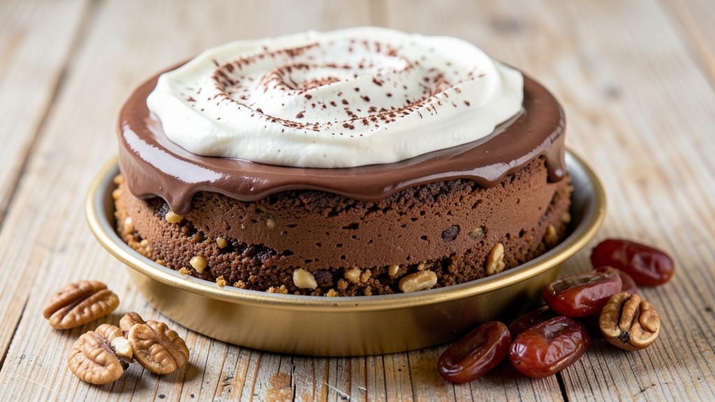Chickpea Chocolate Cheesecake Recipe: Nutty Crunch Meets Silky Chocolate Bliss