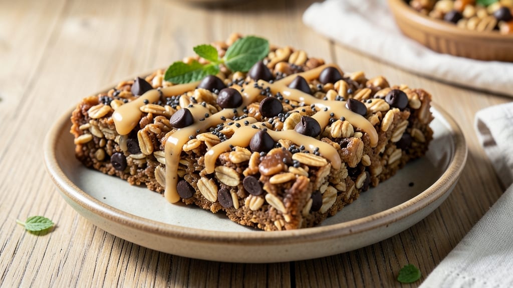 Chewy Chocolate Chip Granola Bar Recipe Healthy: Nutty Crunch Meets Fudgy Cocoa Bites