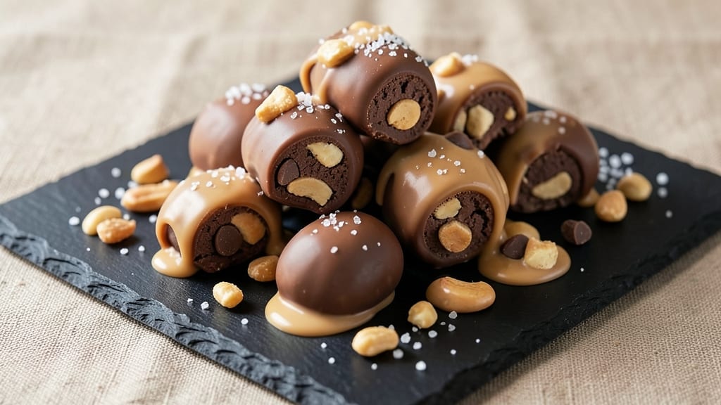 Buckeye Chocolate Candy Recipe: Crunchy Peanut Hearts Filled With Creamy Chocolate